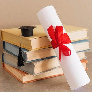 education-diploma-certificate-with-red-ribbon-bow_23-2148769647